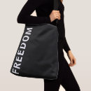 Buscar la libertad bolsos Blanco y negro