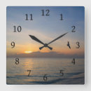 Buscar amanecer relojes de pared Océano