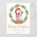 Buscar navidad dálmata postales Acuarela