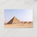 Buscar pirámides tarjetas de visita Cairo