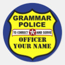 Buscar policía pegatinas Inglés