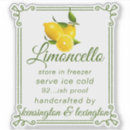 Buscar licor pegatinas Limones