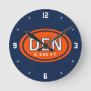 Buscar pies relojes de pared Azul