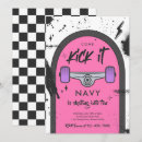 Buscar skateboard invitaciones Fiesta de patinaje