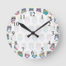 Buscar búho lindo relojes de pared Para ella