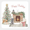 Buscar perro schnauzer pegatinas Navidad