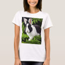 Buscar conejo blanco y negro camisetas Para ella