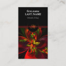 Buscar floral abstracto tarjetas de visita General y unisex