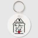 Buscar gato divertido llaveros Amante de los animales