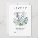 Buscar del elefante invitaciones de cumpleaños Cualquier niño