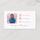 Buscar blanco rosado tarjetas de visita Para ella