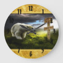 Buscar oso polar relojes de pared Blanco