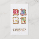 Buscar comidas tarjetas de visita Desayuno