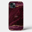 Buscar burdeos iphone fundas Inicial de monograma