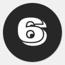 Buscar número seis pegatinas General y unisex