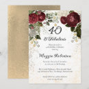 Buscar fiesta fabuloso 40 invitaciones Para ella