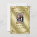 Buscar años 50 tarjetas rsvp Dorado