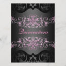 Buscar corona 14x19 invitaciones Negro
