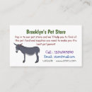 Buscar burro tarjetas de visita General y unisex