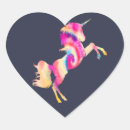 Buscar unicorn corazon pegatinas Morado