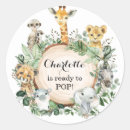 Buscar jungle baby shower pegatinas Para ella