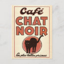 Buscar le chat noir postales Vintage