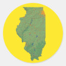 Buscar illinois pegatinas 6 º estadía