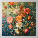 Buscar pintura al óleo colorida posters Floral