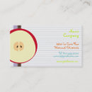 Buscar manzana roja tarjetas de visita Colorido