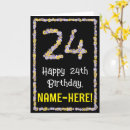 Buscar 24 tarjetas de cumpleaños Floral