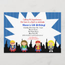 Buscar superhero invitaciones Fiesta