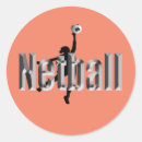 Buscar el netball pegatinas Jugador