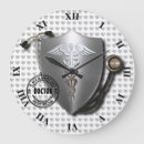 Buscar símbolos médicos relojes de pared Caduceus