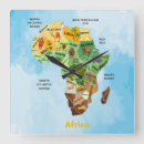Buscar áfrica relojes de pared Mapa