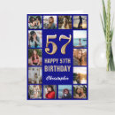 Buscar 57 años tarjetas Cincuenta y siete años