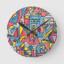 Buscar colores primarios relojes de pared Moderno