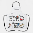 Buscar nerd delantales Pájaro