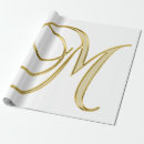 Buscar iniciales papel de regalo Alfabeto