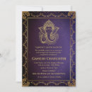 Buscar lord ganesha invitaciones Hindú