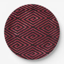 Buscar rojo y negro platos Elegante