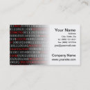 Buscar seguridad informática tarjetas de visita Pirata informático