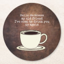 Buscar humor del café posavasos Vintage