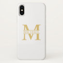 Buscar blanco y oro iphone fundas Para él