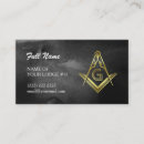Buscar freemason tarjetas de visita Cuadrado