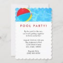 Buscar beach ball invitaciones 8 º piscina