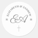 Buscar invitaciones religiosas pegatinas Elegante