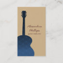 Buscar guitarra tarjetas de visita Moderno