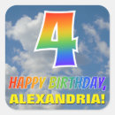 Buscar número 4 pegatinas Cuarto cumpleaños