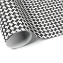 Buscar cuadrados blancos y negros papel de regalo Para ella