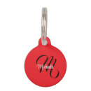 Buscar rojo mascotas Monograma